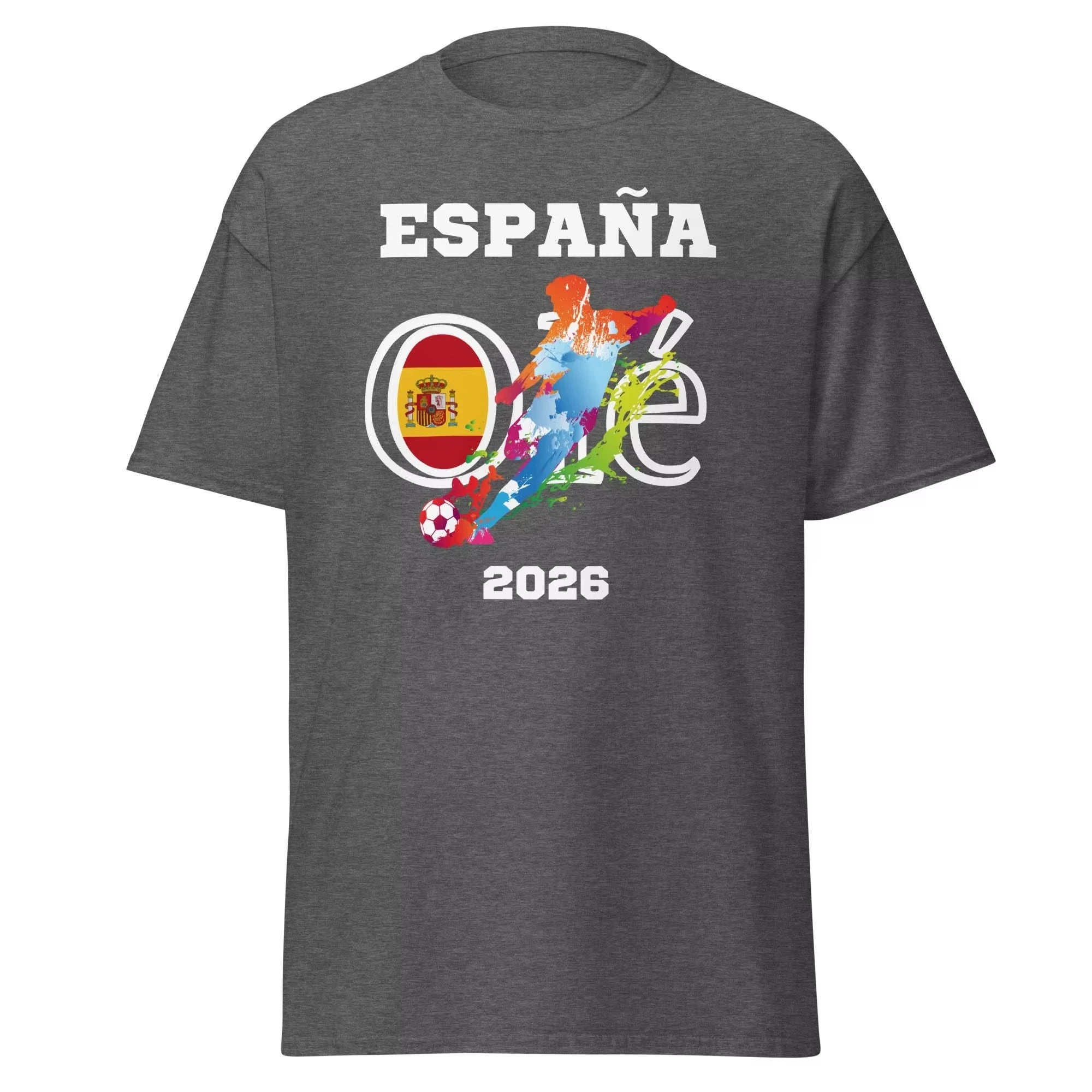 Spain Football T-Shirt | Unisex Loose Cotton Tee for Men & Women