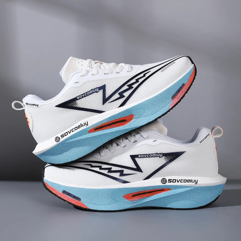 Carbon Plate Running Shoes – Breathable & Shock-Absorbing | Unisex Couple Matching