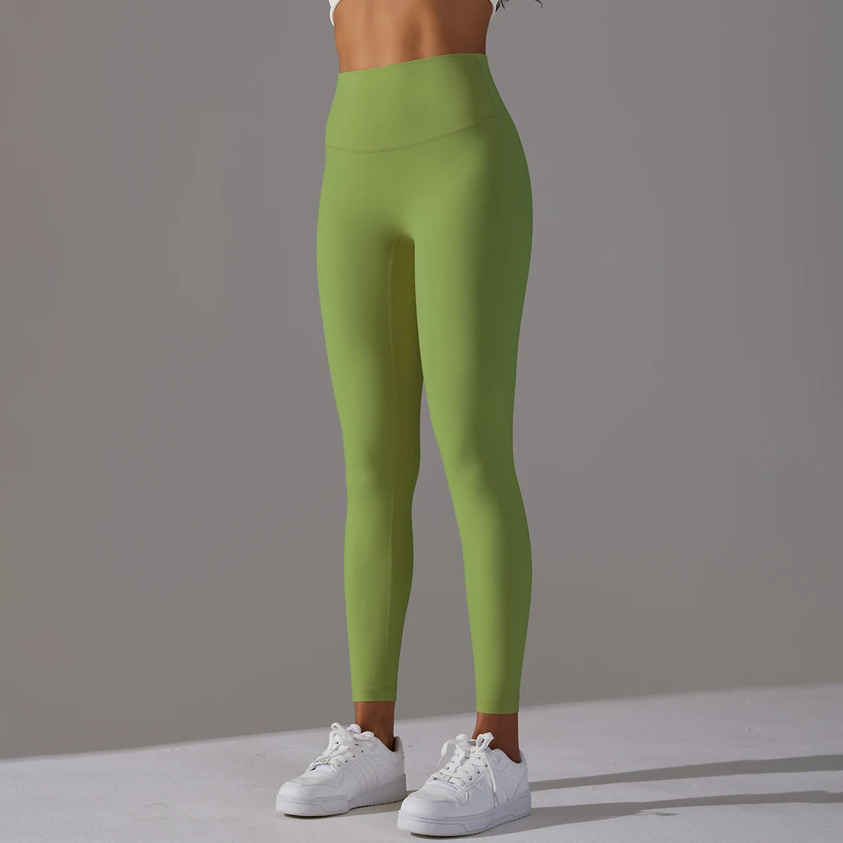 Women's High-Waist Seamless Leggings – Breathable Yoga, Running & Gym Pants (XS-XL, 30+ Colors)