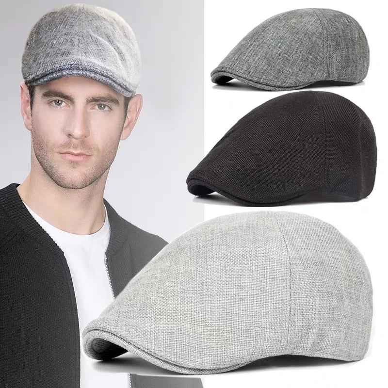 British Style Cotton Beret – Unisex Retro Painter Cap for Men & Women | Spring & Autumn
