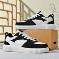 Men's Retro Checkered Skate Shoes – Low-Top Casual Sneakers