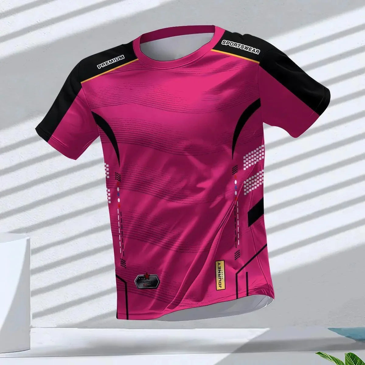 Men's 3D Print Sport T-Shirt | Quick-Dry Breathable Gym & Running Tee