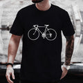 Cycling Graphic Tee – Men's Oversized Bike Lover T-Shirt | Short Sleeve