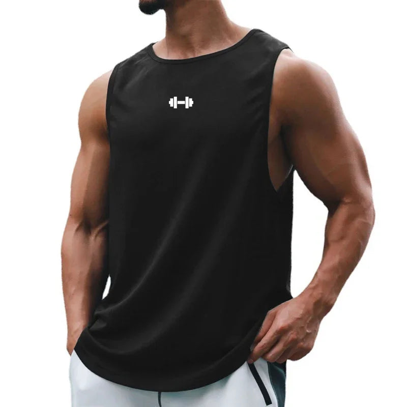 Men's Mesh Gym Tank Top – Breathable Bodybuilding Vest