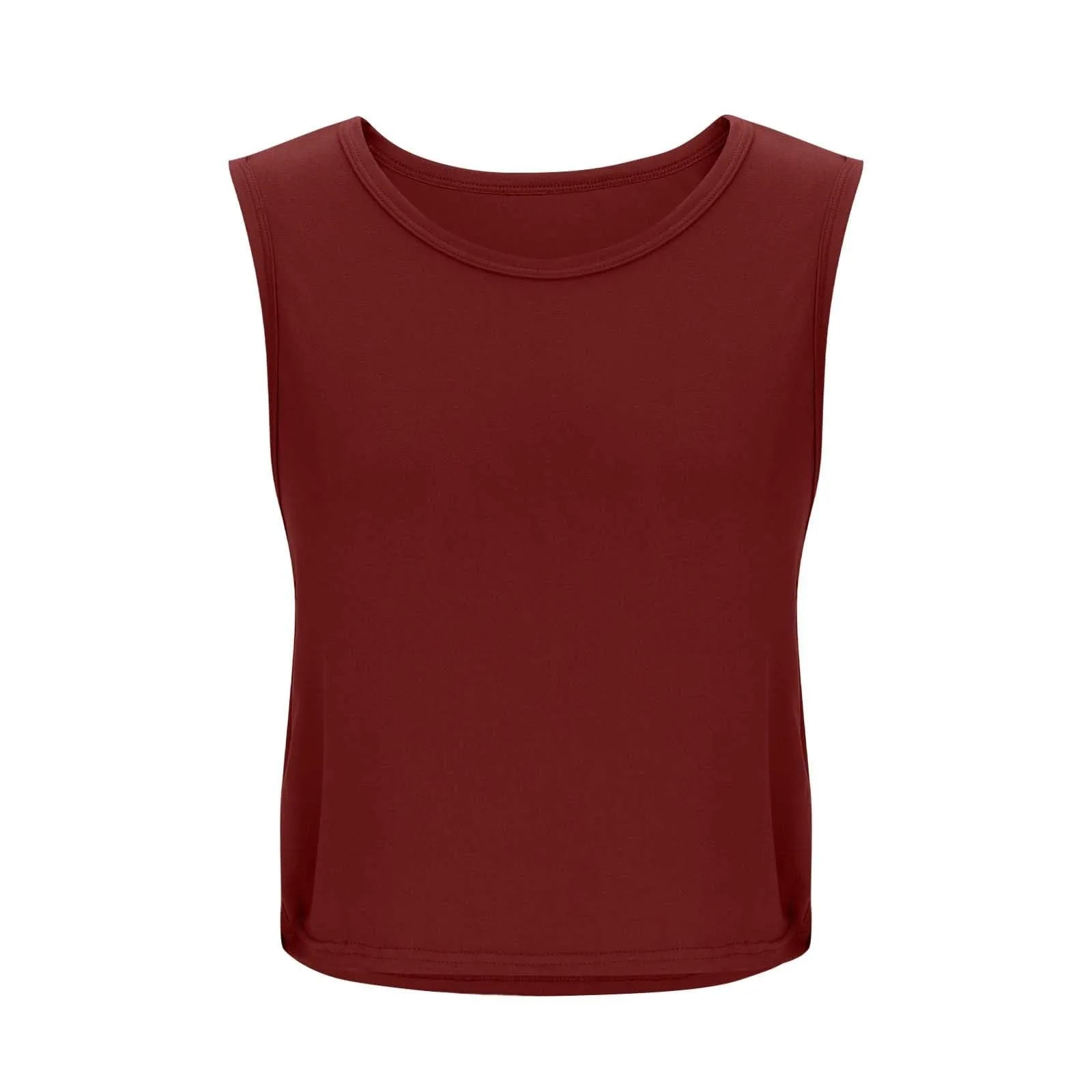Women's Sleeveless Yoga Tank Top – Breathable Athletic Vest