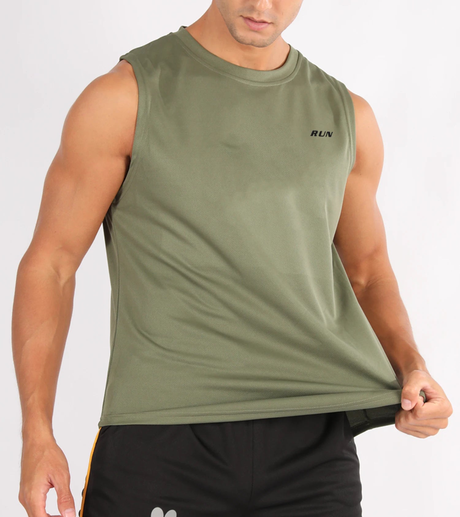 Men's Sleeveless Athletic Tank Top – Loose Fit Gym & Basketball Vest