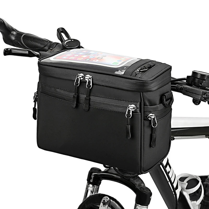 Waterproof Bicycle Handlebar Bag – Front Tube Cycling Pouch