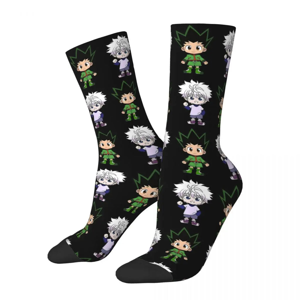 Hunter x Hunter Anime Socks – Unisex Mid-Tube Novelty Gift Socks