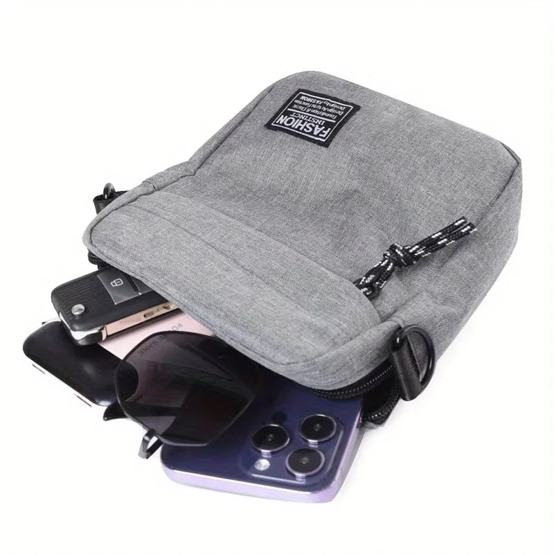 Men's Mini Crossbody Bag | Nylon Sling Shoulder Chest Pack for Phone & Essentials