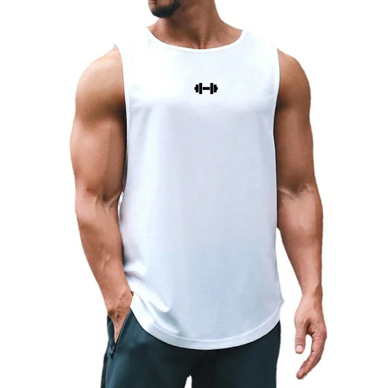 Men's Mesh Gym Tank Top – Breathable Bodybuilding Vest