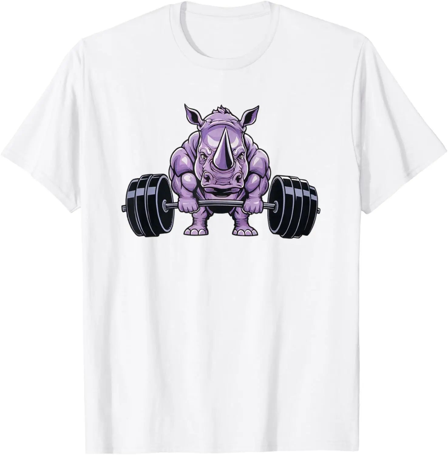 Rhino Gym Graphic T-Shirt – Men's Streetwear Fitness Tee