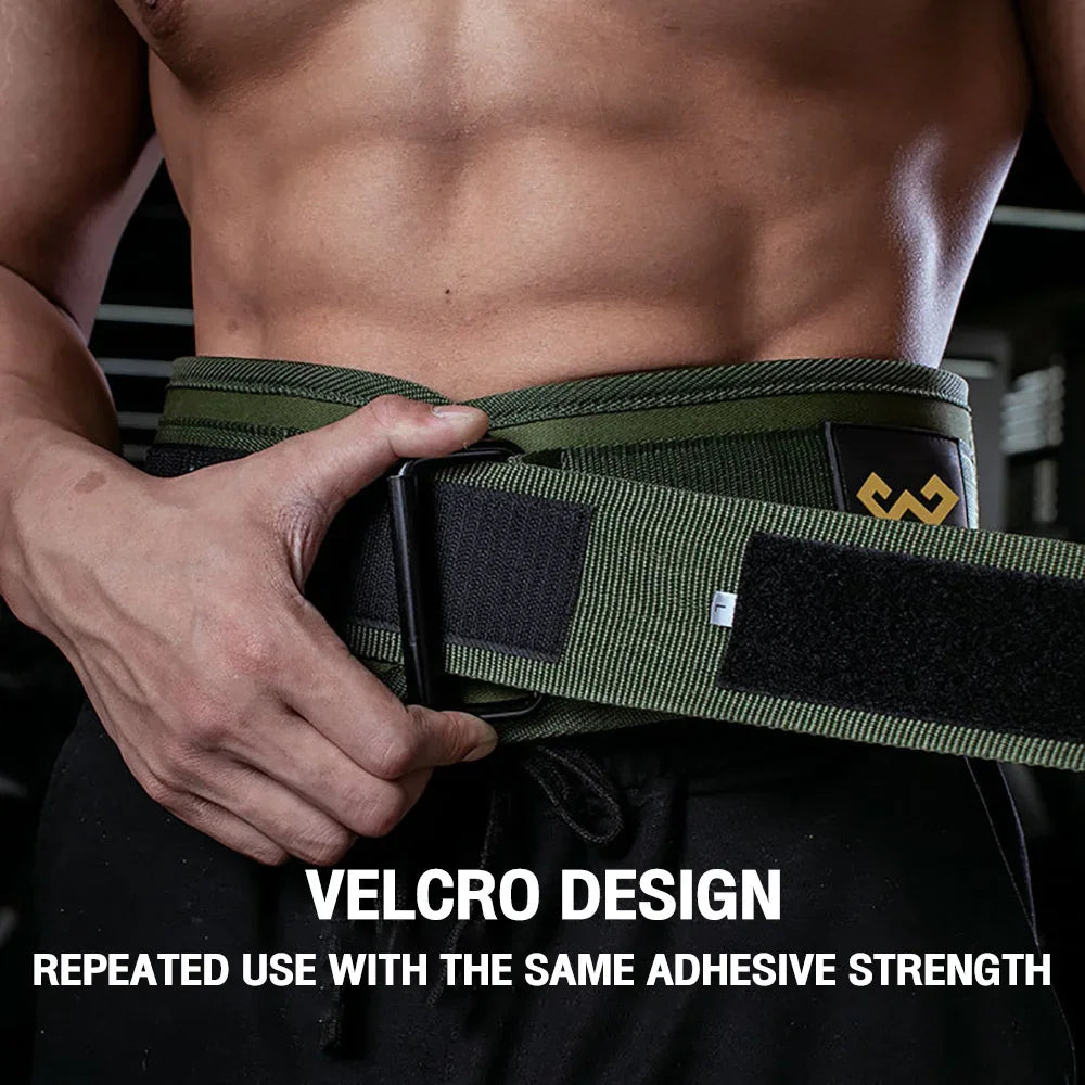 Weightlifting Waist Support Belt – Lumbar Compression for Gym, Squats & Powerlifting