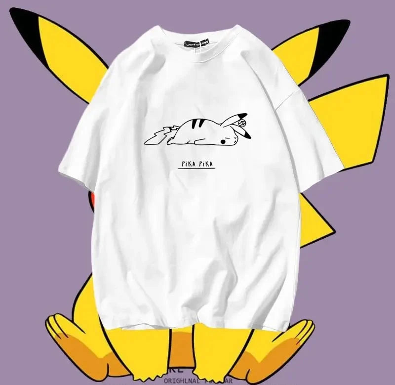 Pikachu Graphic T-Shirt – Anime Cotton Tee