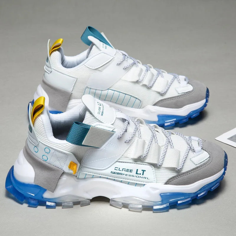 Men's Mesh Breathable Sneakers – Lightweight Casual Walking & Fitness Shoes