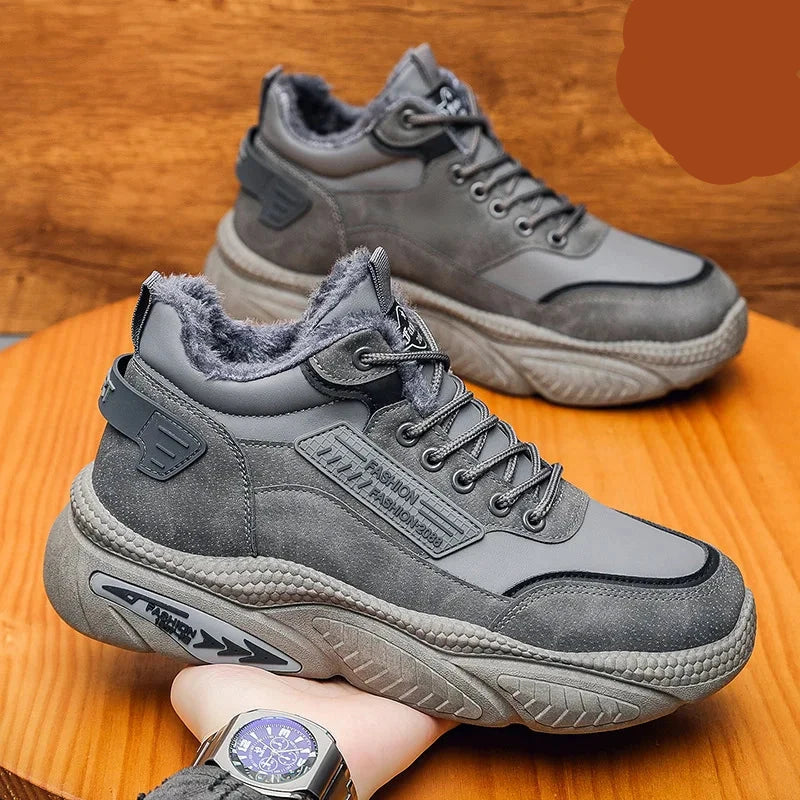 Men's High-Top Dad Sneakers – Breathable Casual Thick-Sole Sports Shoes
