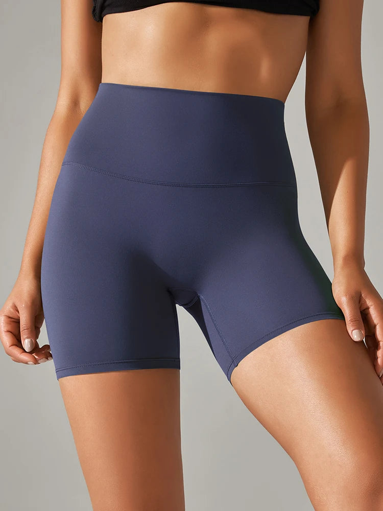 Women's High Waist Yoga Shorts | Squat-Proof Fitness & Gym Shorts