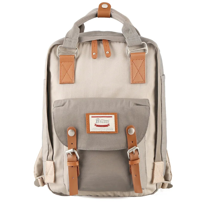 Nylon Laptop Backpack 16L | Multi-Pocket School & Travel Bag