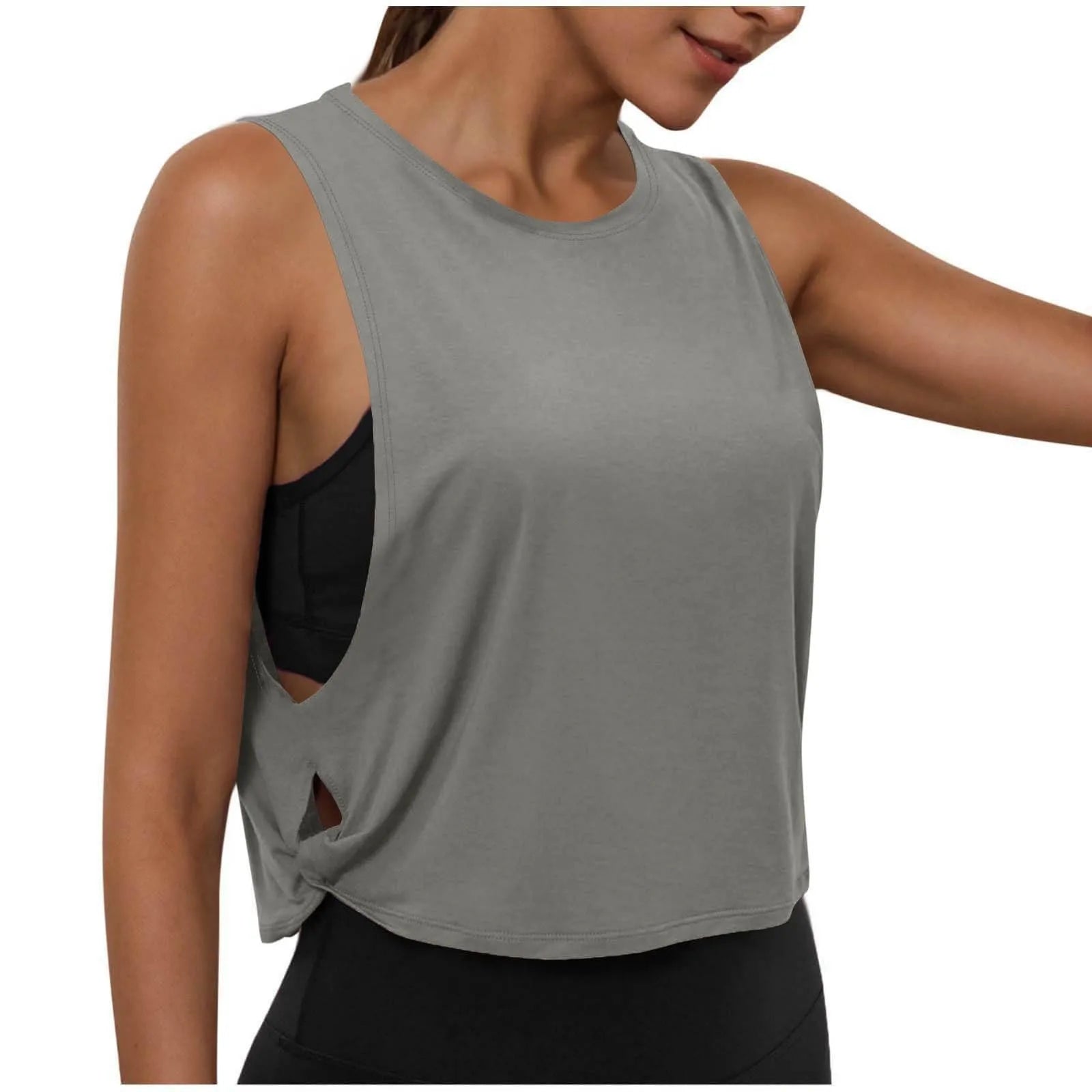Women's Sleeveless Yoga Tank Top – Breathable Athletic Vest