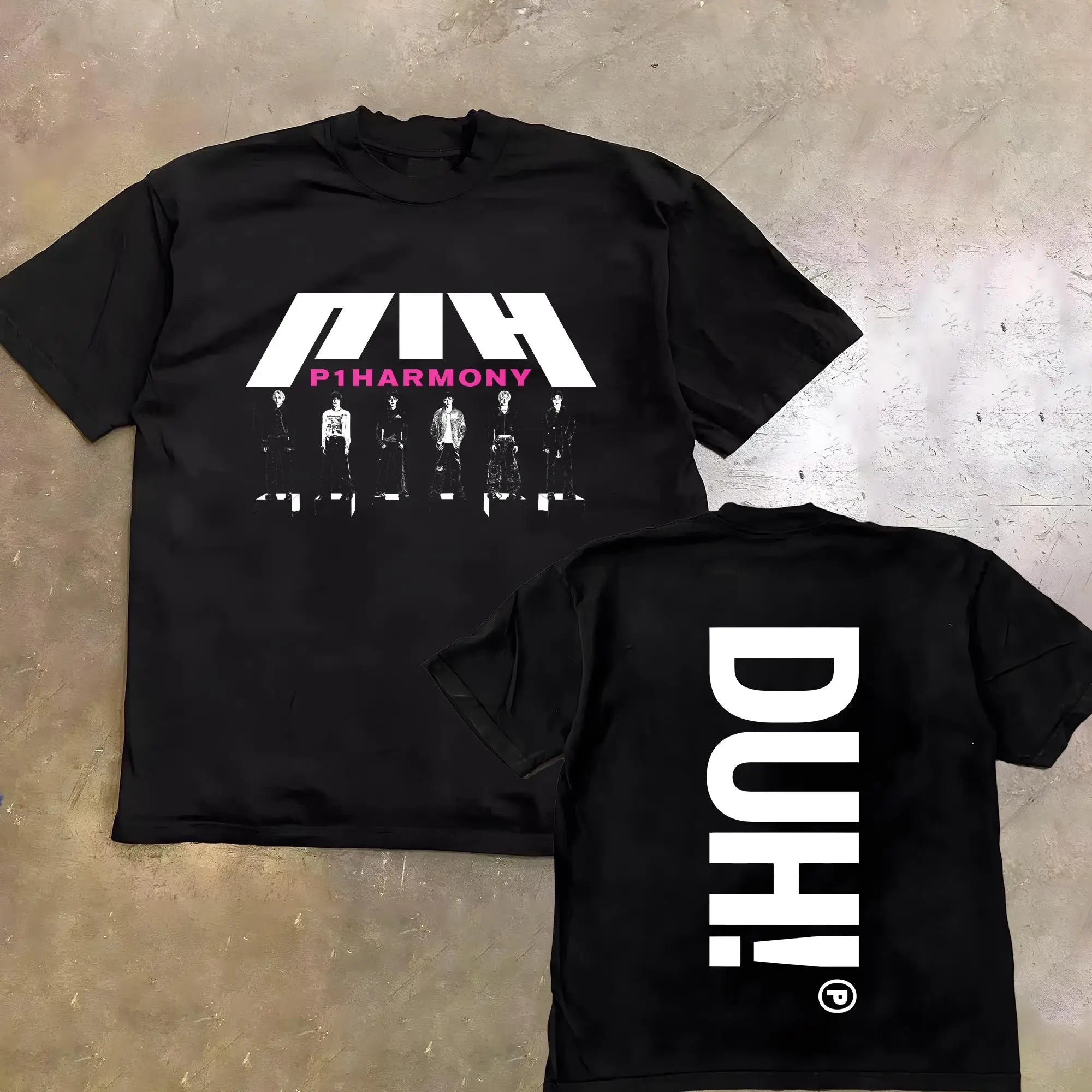 P1Harmony DUH Kpop T-Shirt – Official Fan Merch for Men & Women