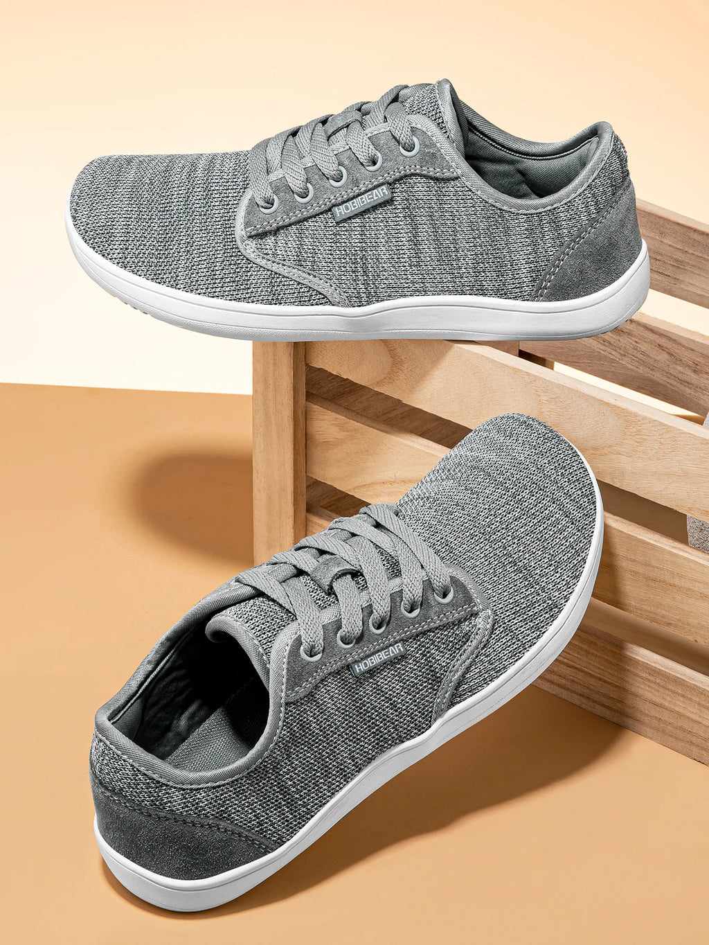 HOBIBEAR Barefoot Sneakers – Wide Toe Box, Zero Drop, Breathable Mesh | Unisex