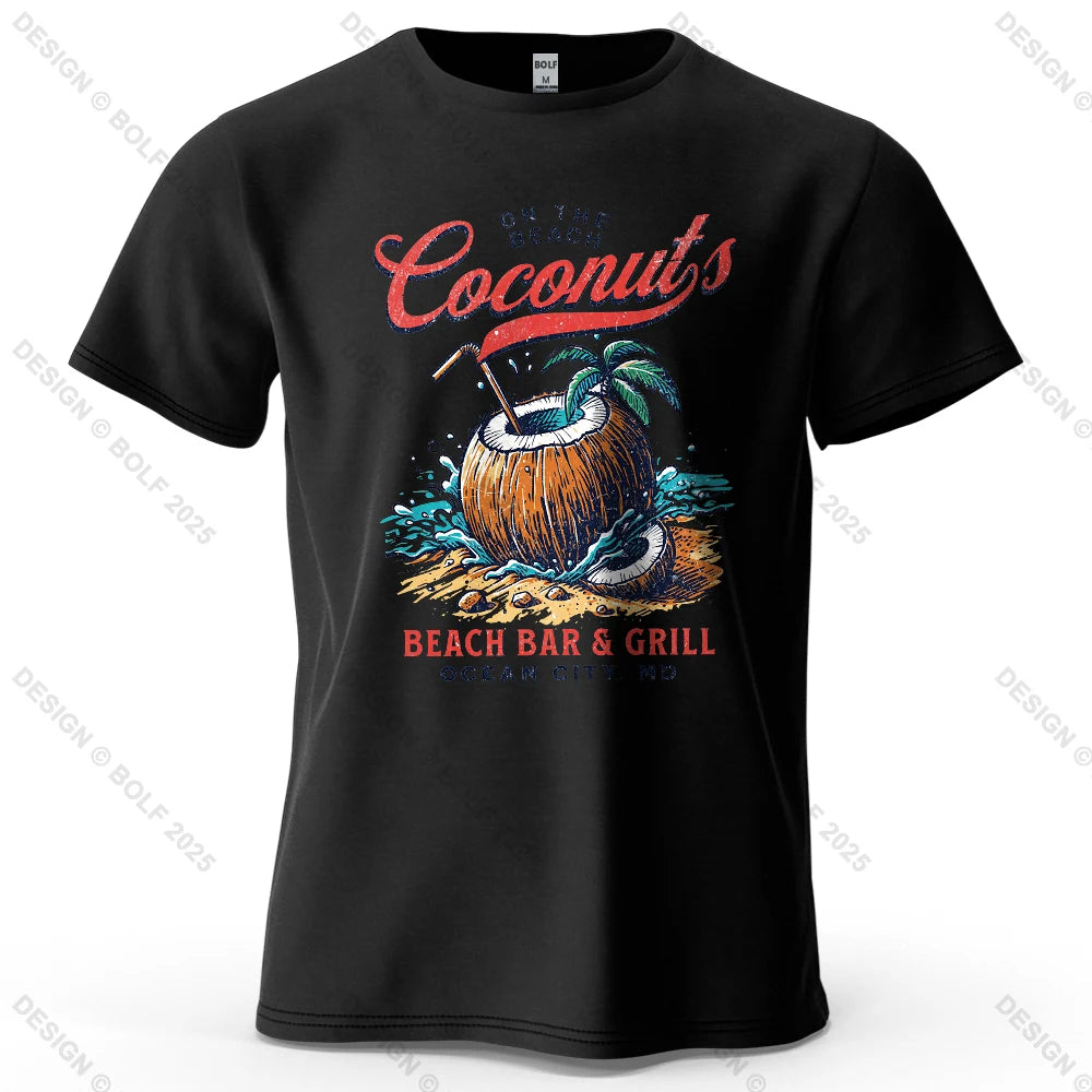 Vintage Graphic T-Shirt – 100% Cotton Drop-Shoulder Tee for Men
