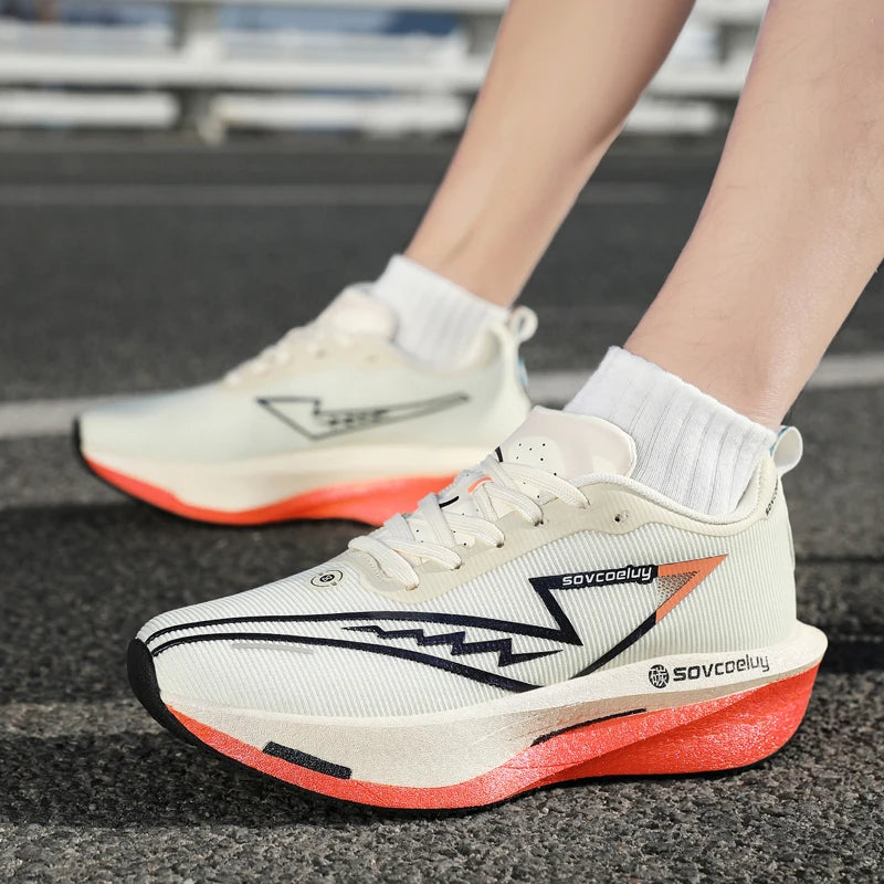 Carbon Plate Running Shoes – Breathable & Shock-Absorbing | Unisex Couple Matching