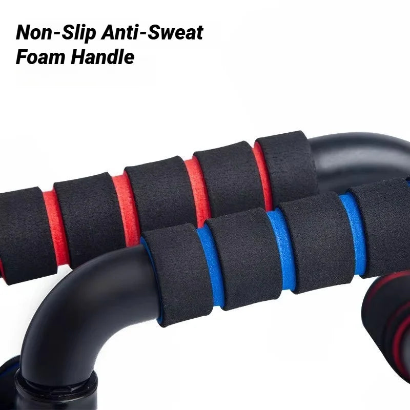 H-Shape Push Up Bars – Non-Slip Foam Handle Stands for Chest, Arms & Core Training | 100kg Capacity