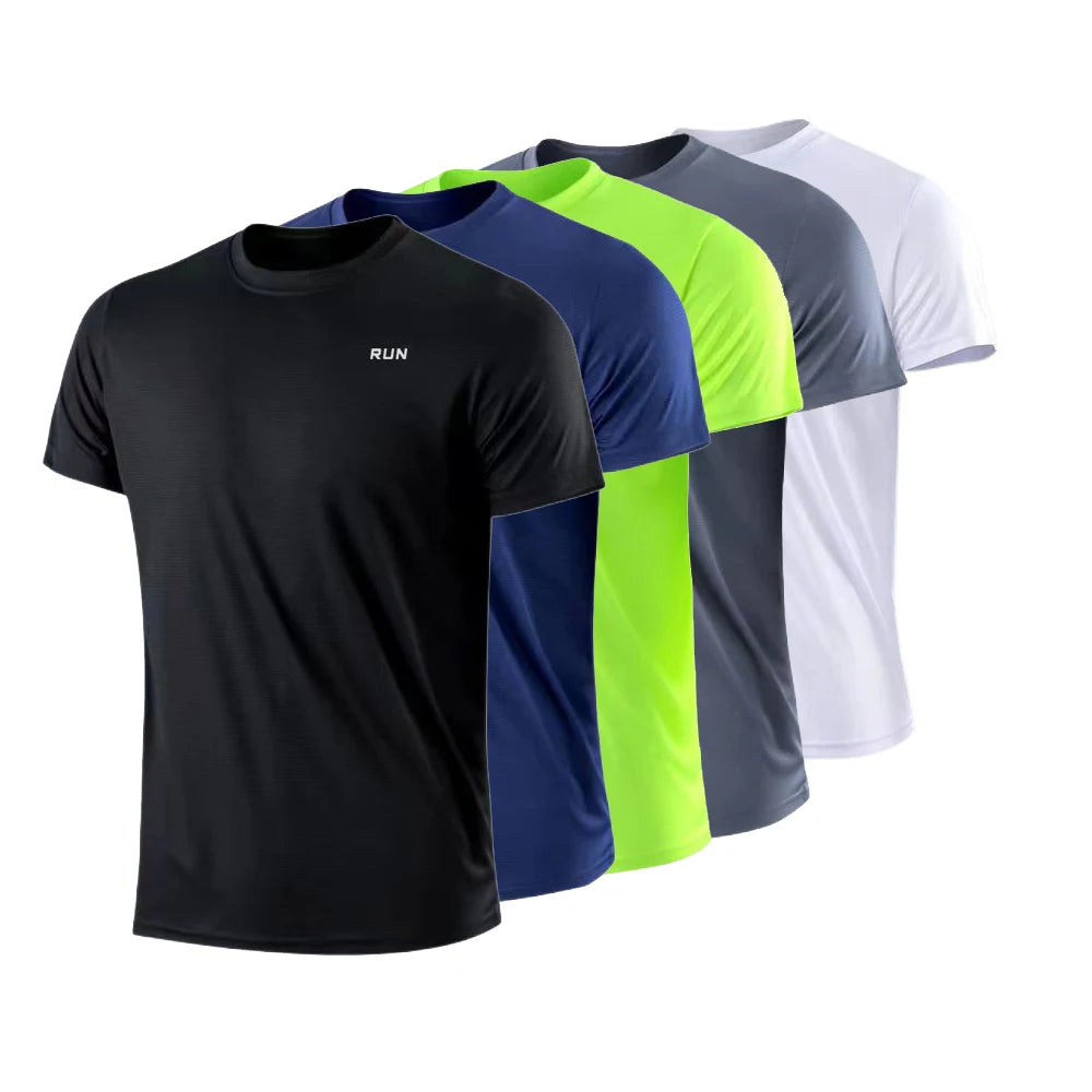 Men's Quick-Dry Gym T-Shirt | Moisture-Wicking Athletic Tee for Running & Training