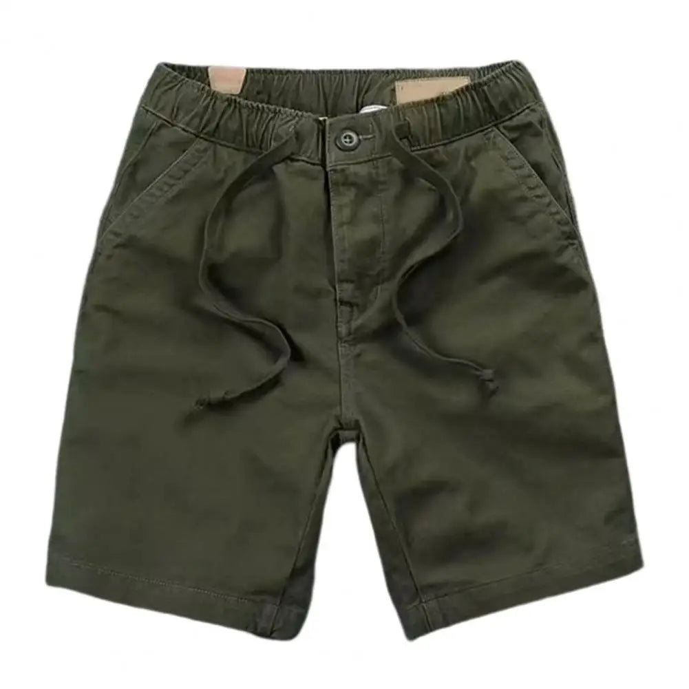 Men's Cotton Casual Shorts – Slim Bermuda Style, Loose Fit for Summer