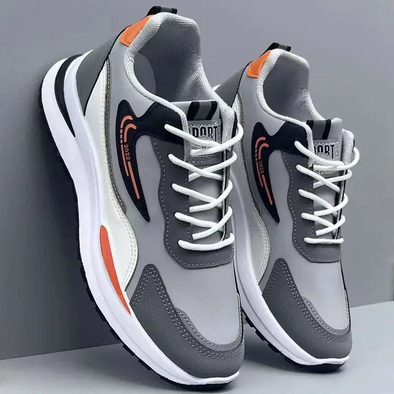 Women's Striped Air Mesh Casual Sneakers | Breathable Lace-Up Sport Shoes
