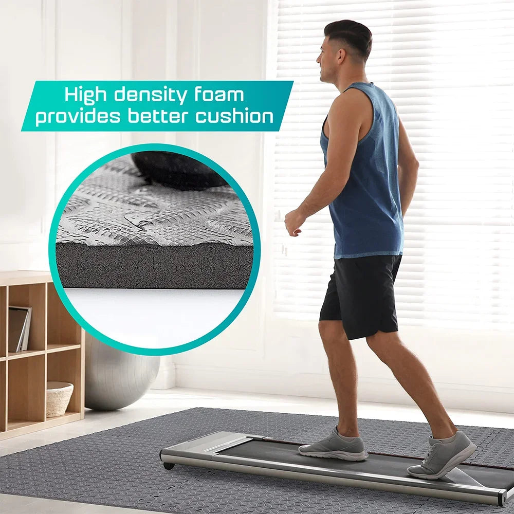Interlocking Gym Floor Mat | Anti-Slip Rubber Exercise Tiles for Home Workout