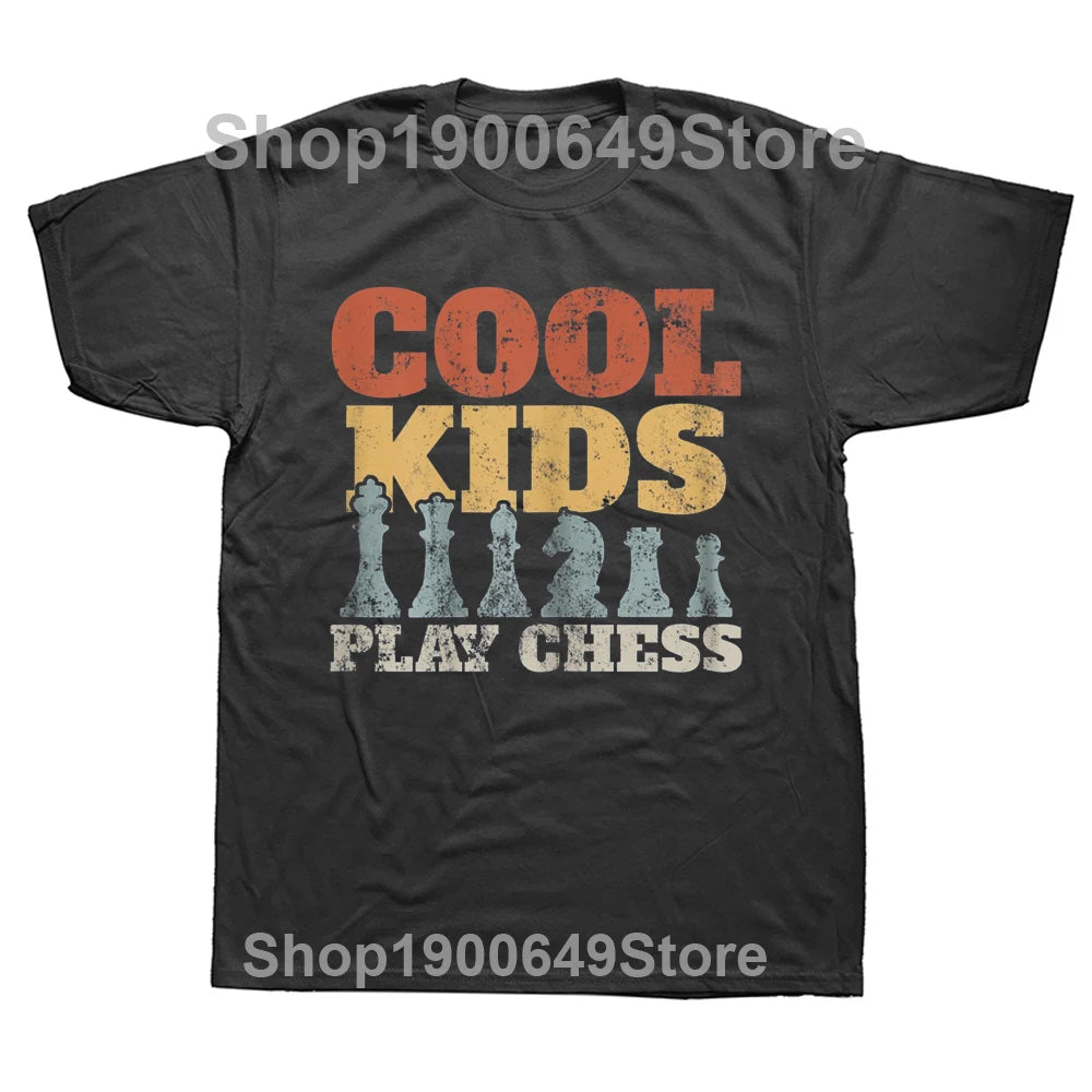 Chess Graphic T-Shirt – Funny Chessboxing Gift for Men & Kids