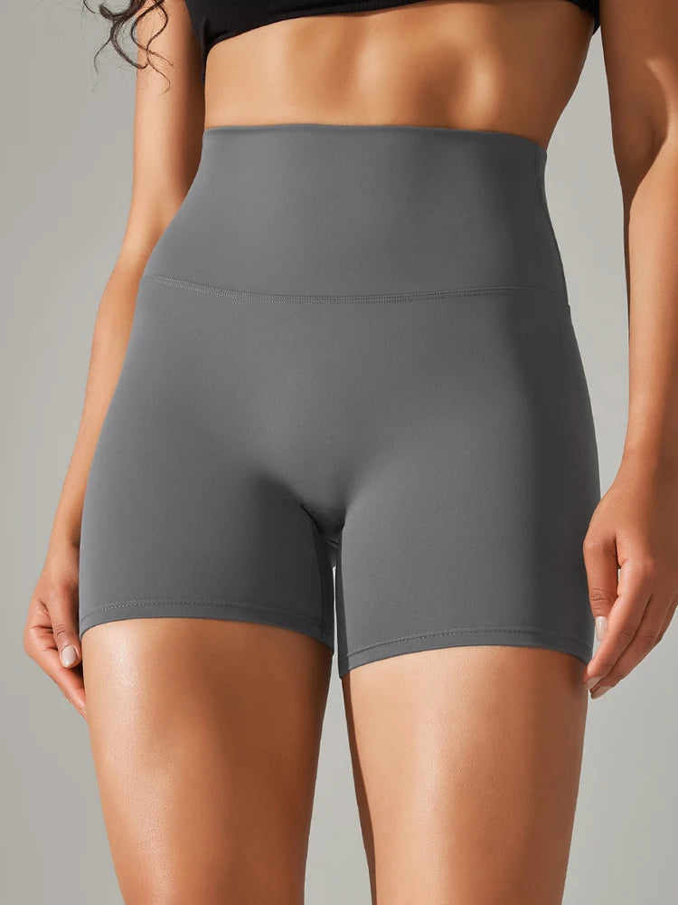 Women's High Waist Yoga Shorts | Squat-Proof Fitness & Gym Shorts