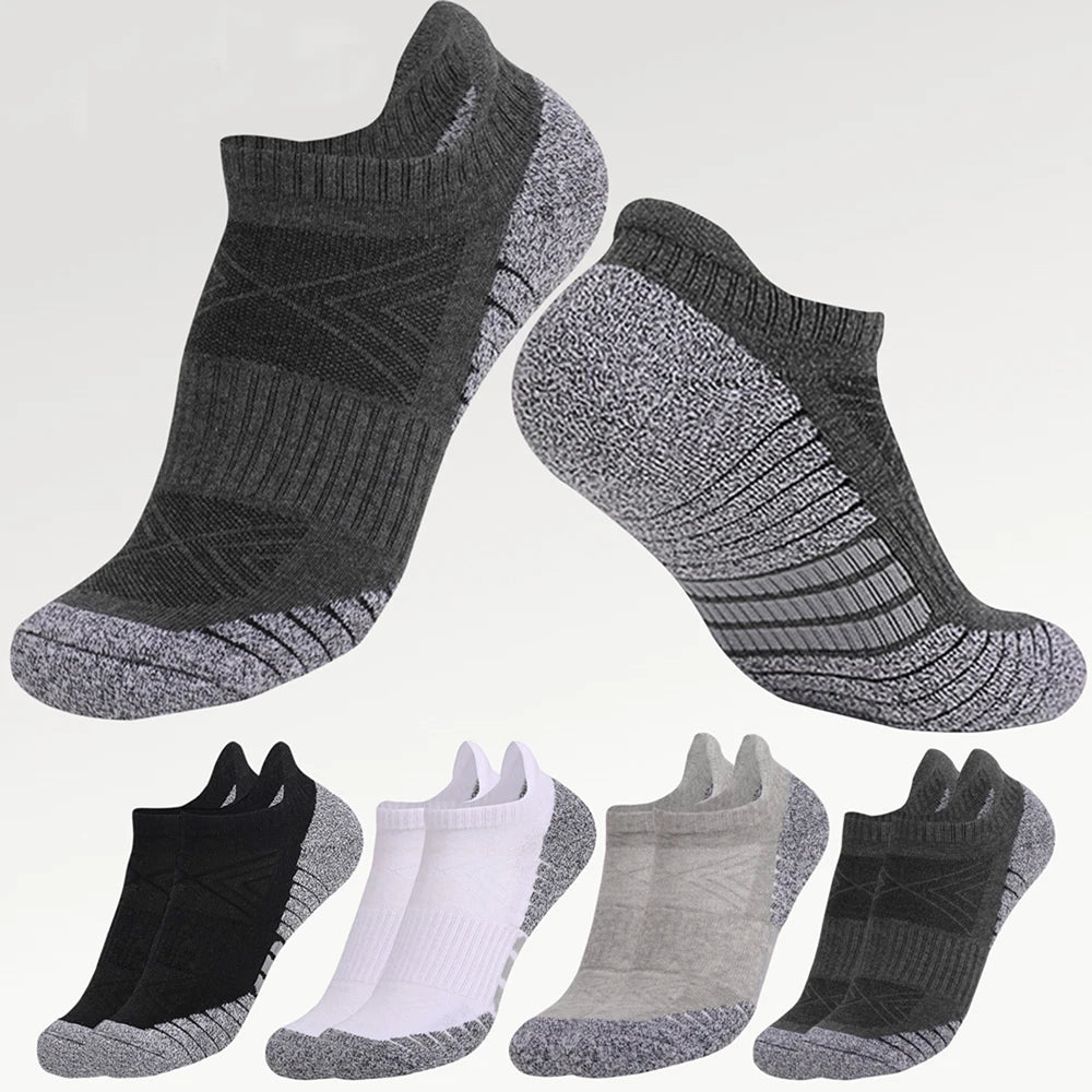 Unisex Cotton Ankle Socks – Breathable Mesh Sports & Casual Crew Socks