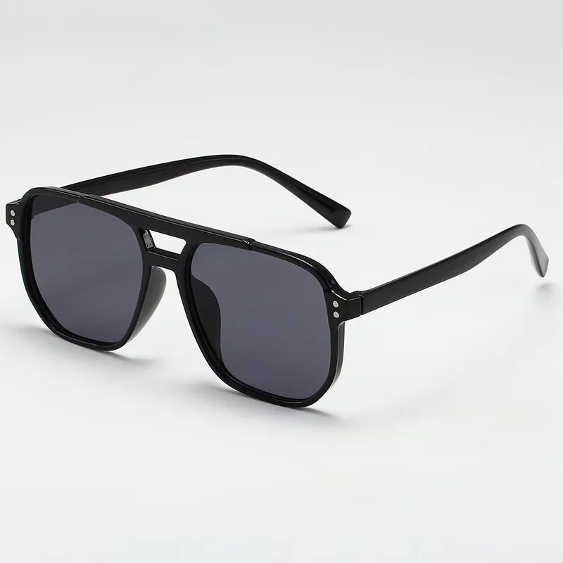 Oversized Square Sunglasses – Unisex Vintage UV400 Shades