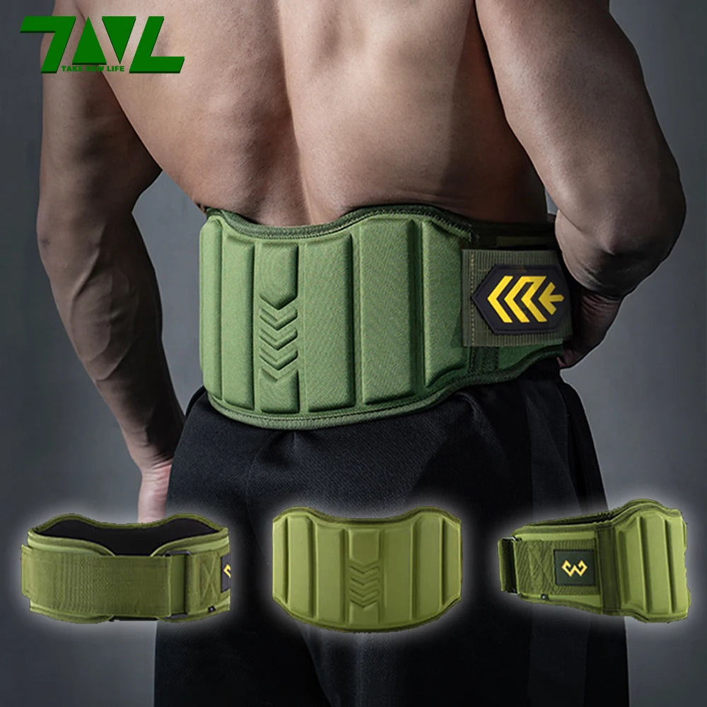 Weightlifting Waist Support Belt – Lumbar Compression for Gym, Squats & Powerlifting