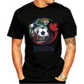 Men's 2026 World Cup Soccer Graphic Tee – USA, Canada & Mexico Eagle Jaguar Design