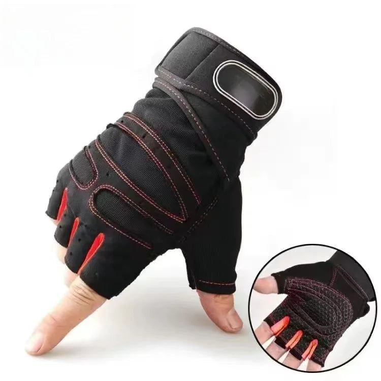 Half-Finger Workout Gloves for Men & Women | Gym, Cycling & Weight Lifting