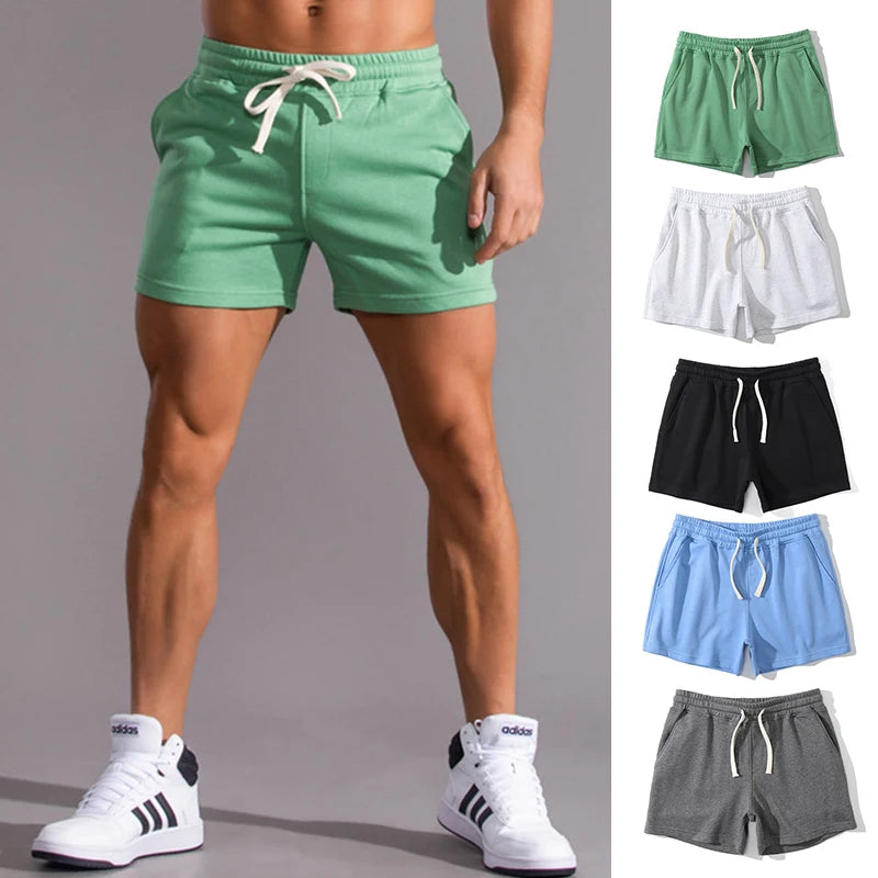 Men's 100% Cotton Drawstring Shorts | Gym, Beach & Casual Bermuda Shorts