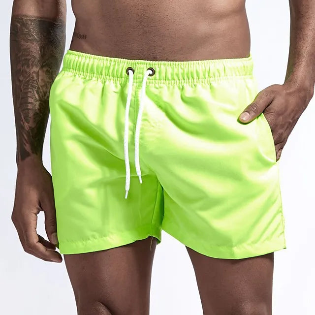 Men's Quick-Dry Running Shorts – Mesh Lining, Zipper Pocket & Drawstring for Gym & Outdoor Fitness