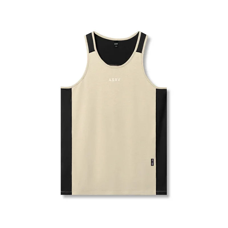 Men's Quick-Dry Spliced Muscle Tank Top | Breathable Gym Vest