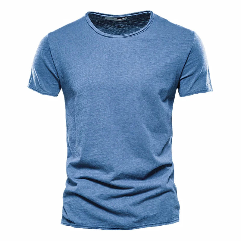 Men's 100% Cotton Casual T-Shirt – Lightweight, Breathable & Moisture-Wicking