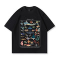 Pokémon Retro Graphic T-Shirt – Japanese Style 100% Cotton Loose Fit Short Sleeve Tee