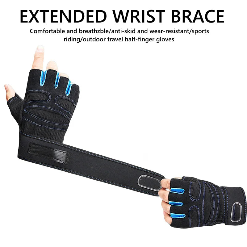 Half-Finger Workout Gloves for Men & Women | Gym, Cycling & Weight Lifting