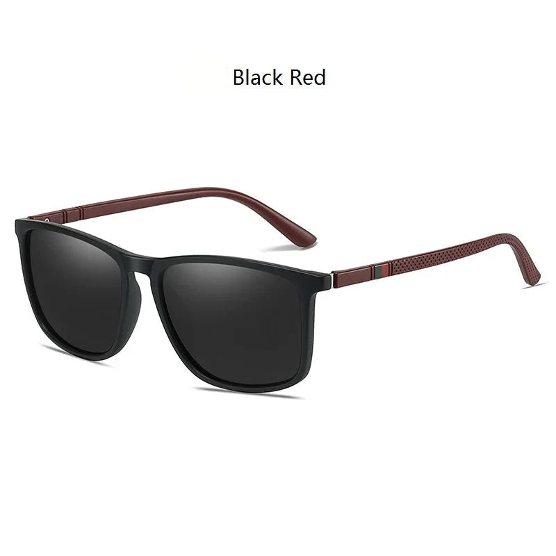 Polarized Vintage Square Sunglasses | TR90 Frame, Unisex Fashion Eyewear