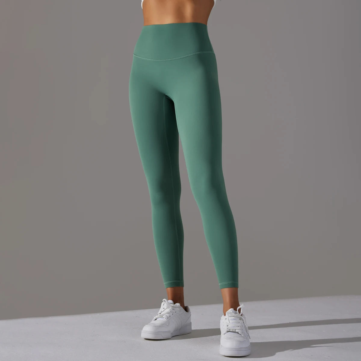 Women's High-Waist Seamless Leggings – Breathable Yoga, Running & Gym Pants (XS-XL, 30+ Colors)