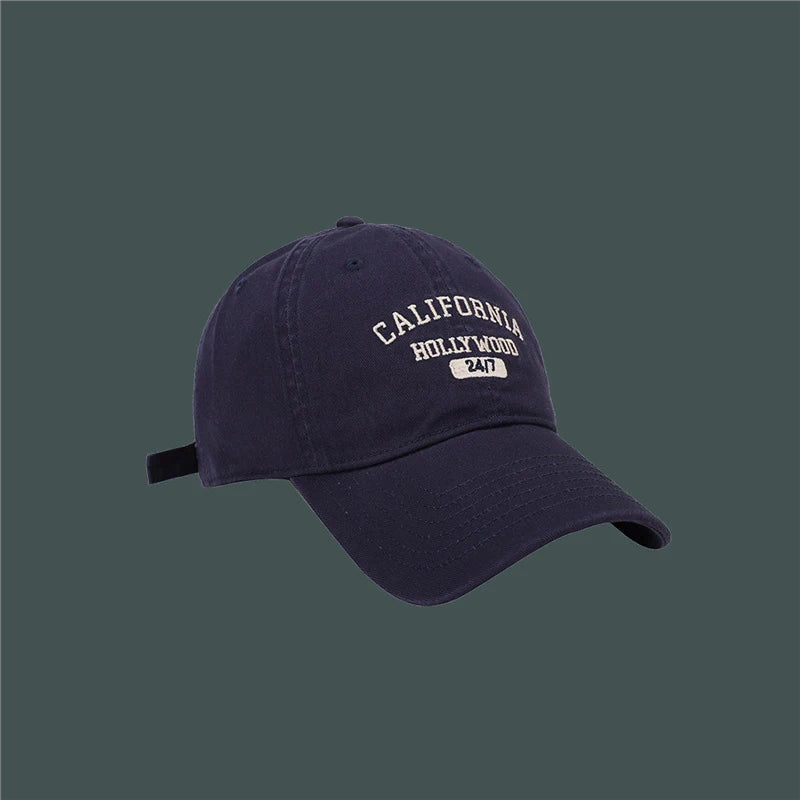 Retro Letter Embroidery Baseball Cap – Unisex Snapback Hat
