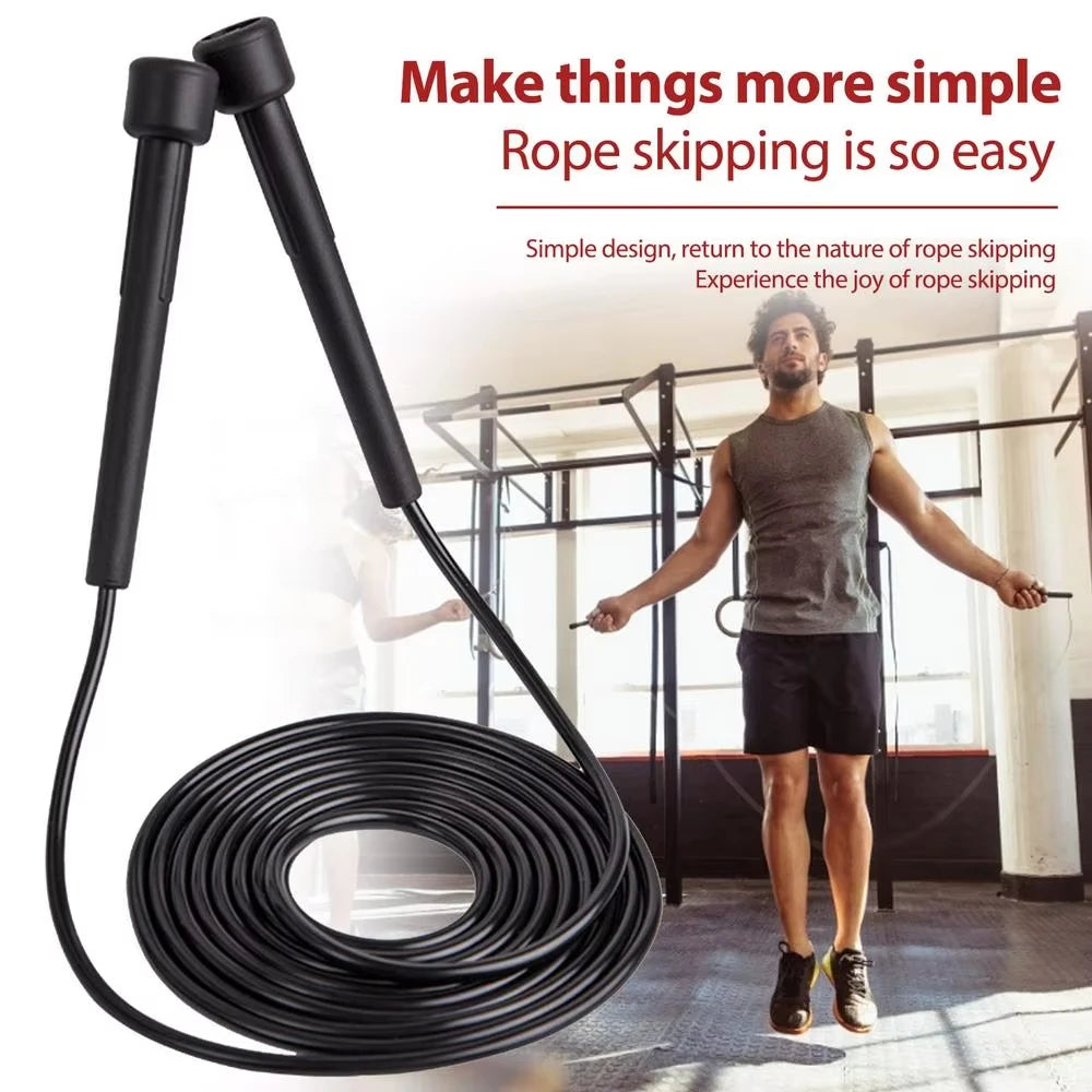 Speed Jump Rope – Adjustable PVC Skipping Rope for Cardio, Boxing & Fitness Training | 2.8m