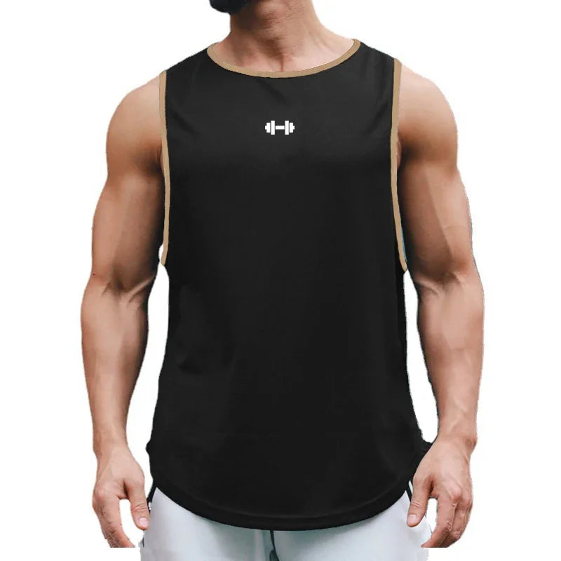 Men's Mesh Gym Tank Top – Breathable Bodybuilding Vest
