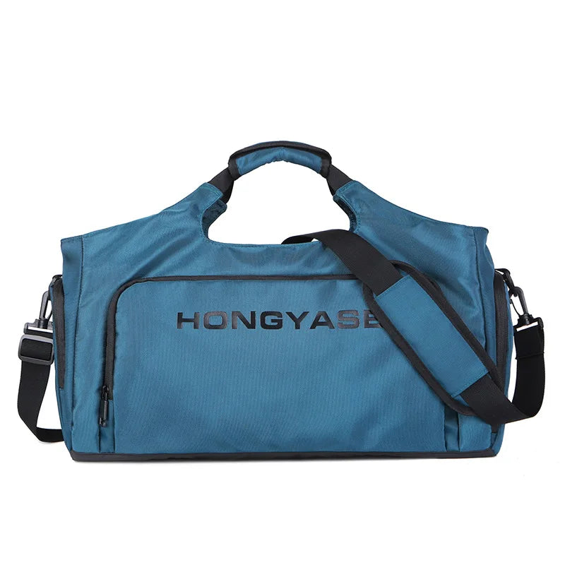 Men's Gym Duffle Bag | Waterproof Sports Travel Bag with Shoe Pocket